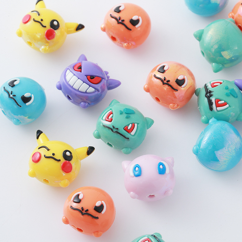12pcs Pokémon Bead DIY Mobile  - Resin Art Toys review and price