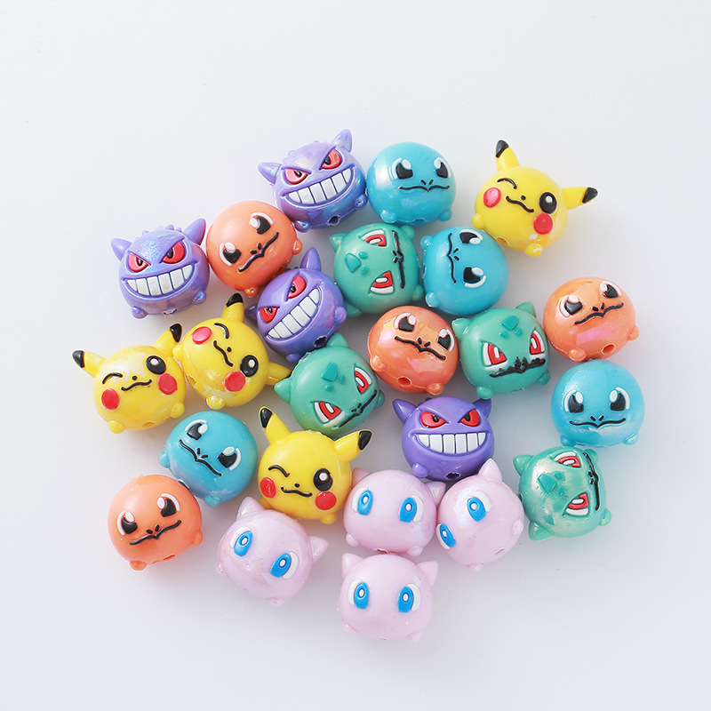 12pcs Pokémon Bead DIY Mobile  - Resin Art Toys review and price