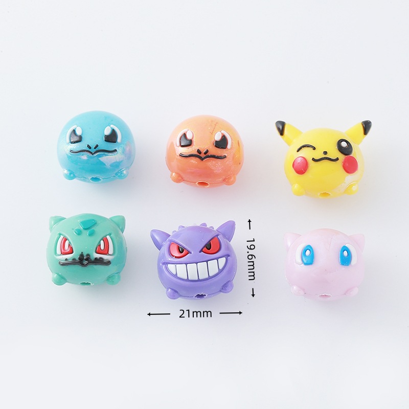 12pcs Pokémon Bead DIY Mobile  - Resin Art Toys review and price
