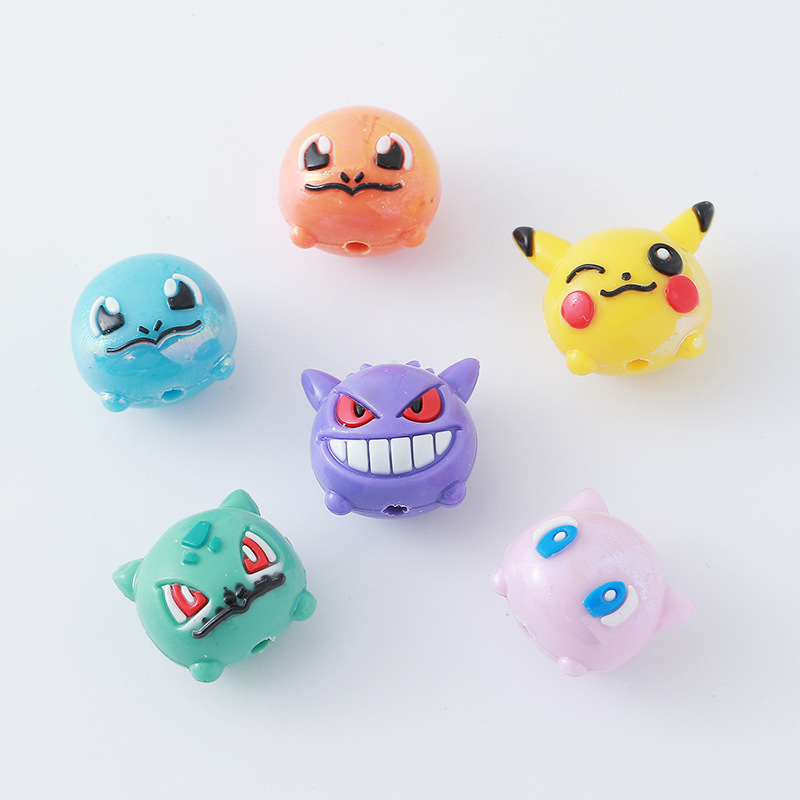 12pcs Pokémon Bead DIY Mobile  - Resin Art Toys review and price