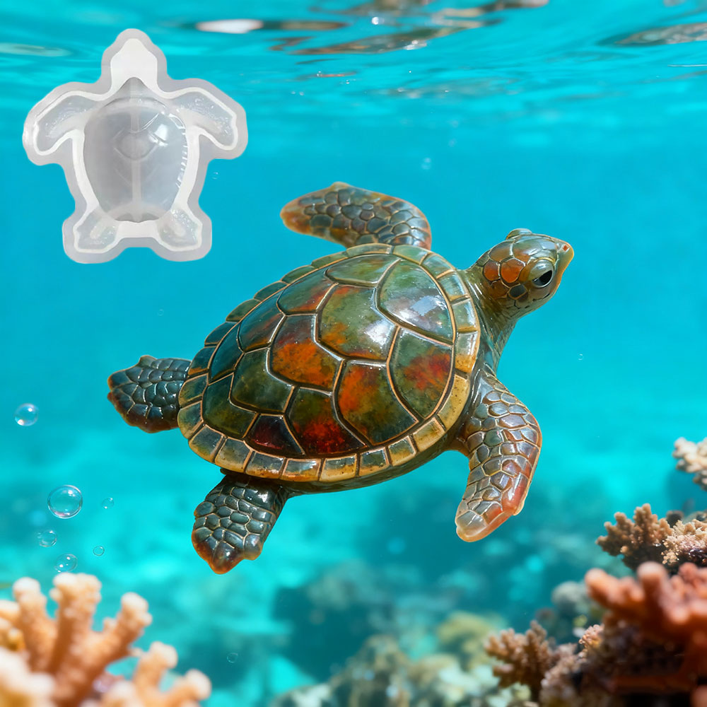 3D Sea Turtle Epoxy Resin Mold - Resin Art Beach review and price