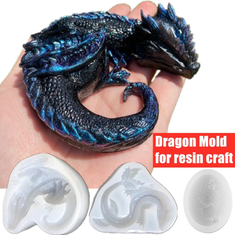 3 Styles Mirror Sleepy Dragon  - Resin Art Beach review and price