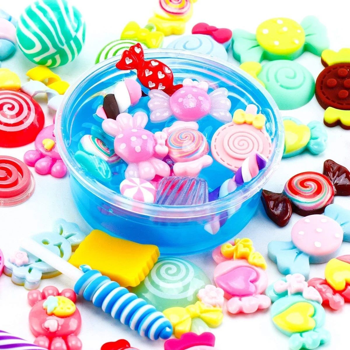 30pcs Random Candy Slime Charm - Resin Art Calligraphy review and price
