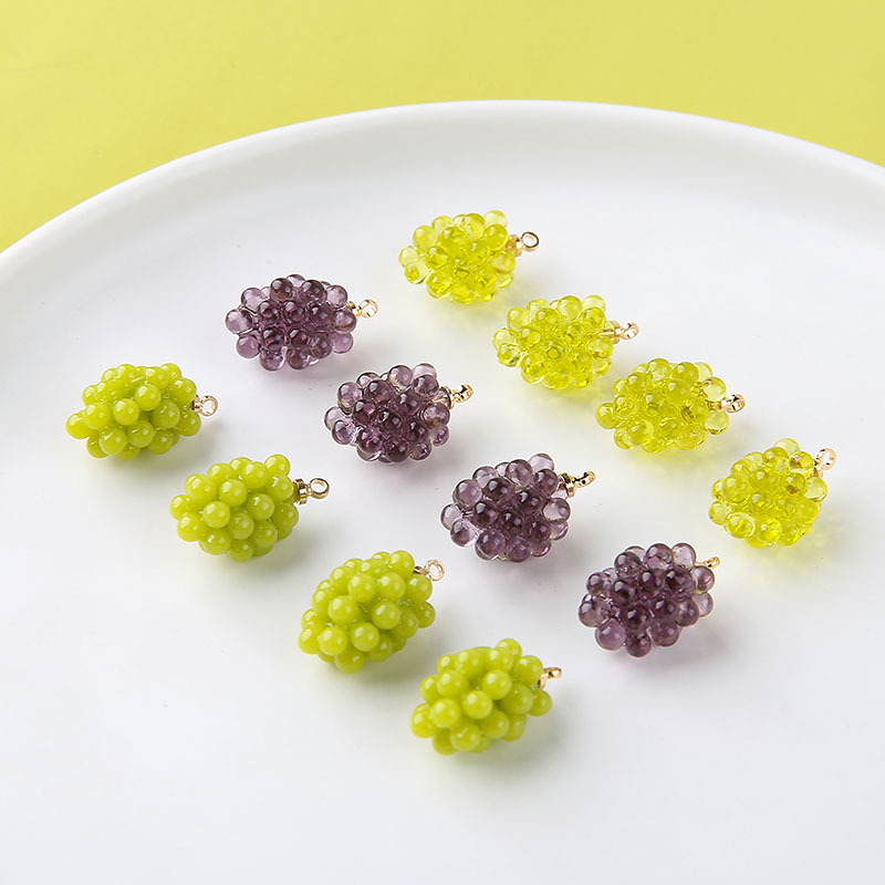 6pcs Cute Little Grapes Resin  - Resin Art Calligraphy review and price