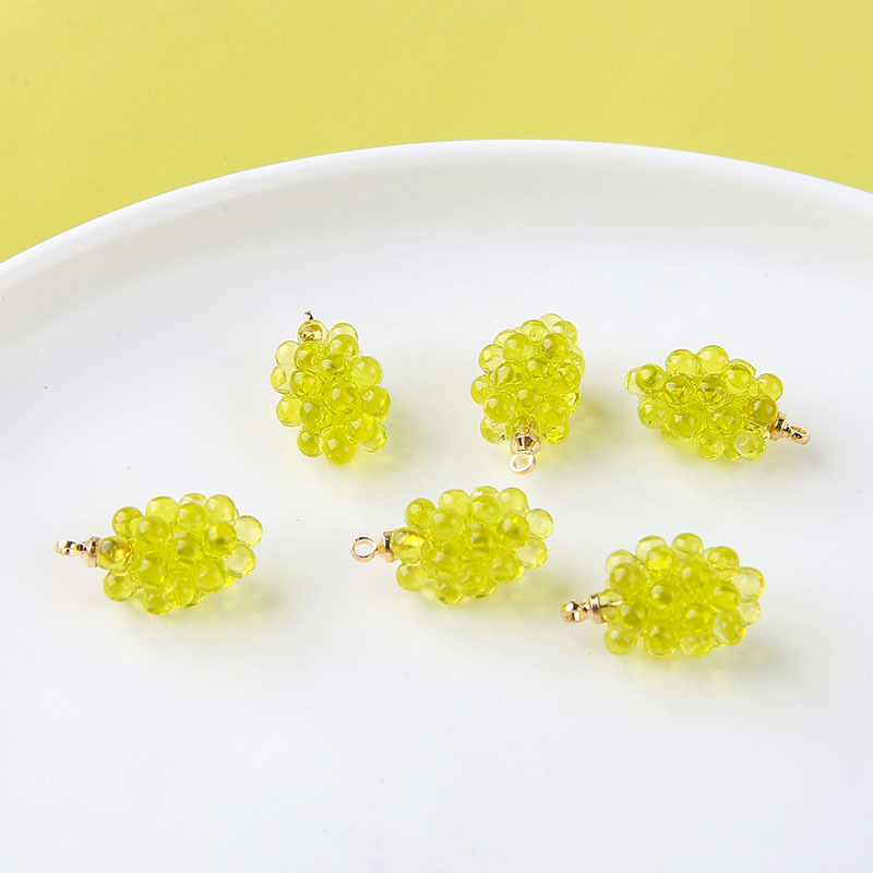 6pcs Cute Little Grapes Resin  - Resin Art Calligraphy review and price
