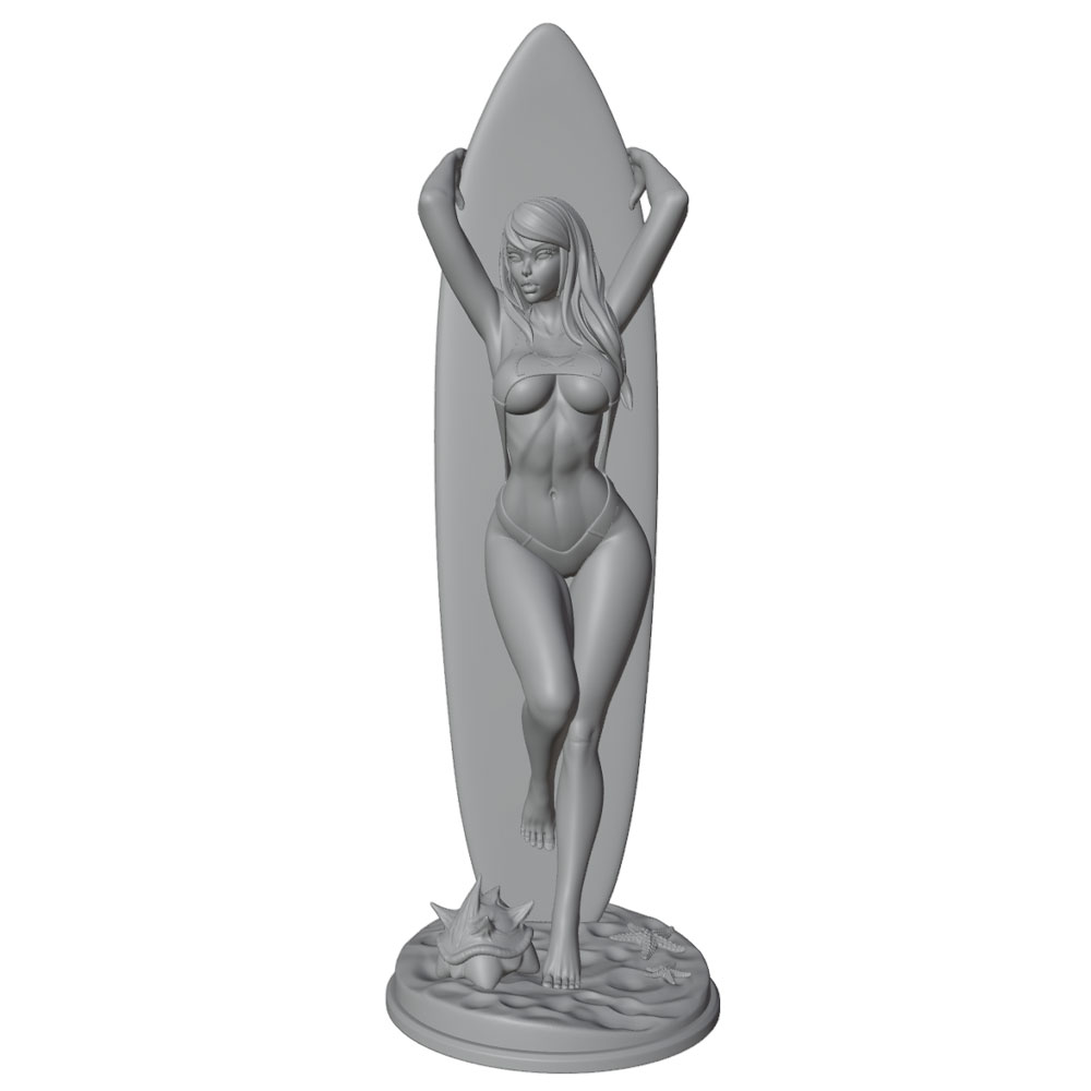 1/24/6 Beach Girl Resin Model  - Resin Art Beach review and price