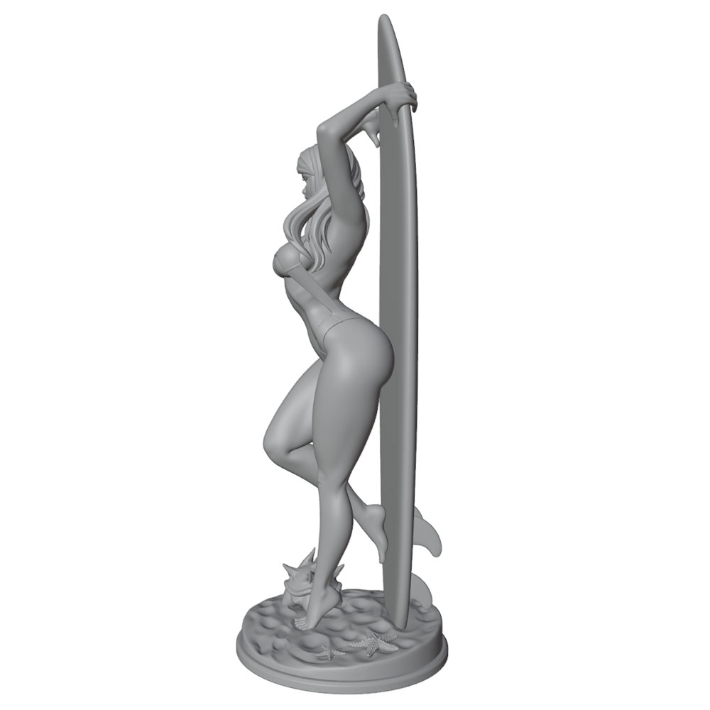 1/24/6 Beach Girl Resin Model  - Resin Art Beach review and price