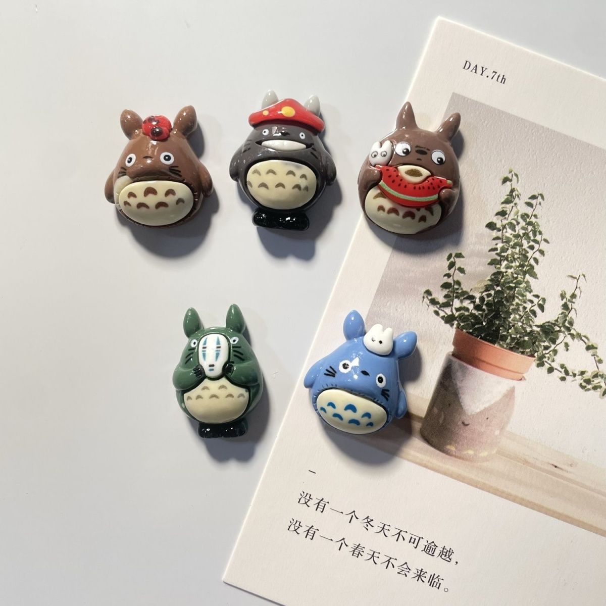 Totoro Anime Resin Fridge Magn - Resin Art Toys review and price