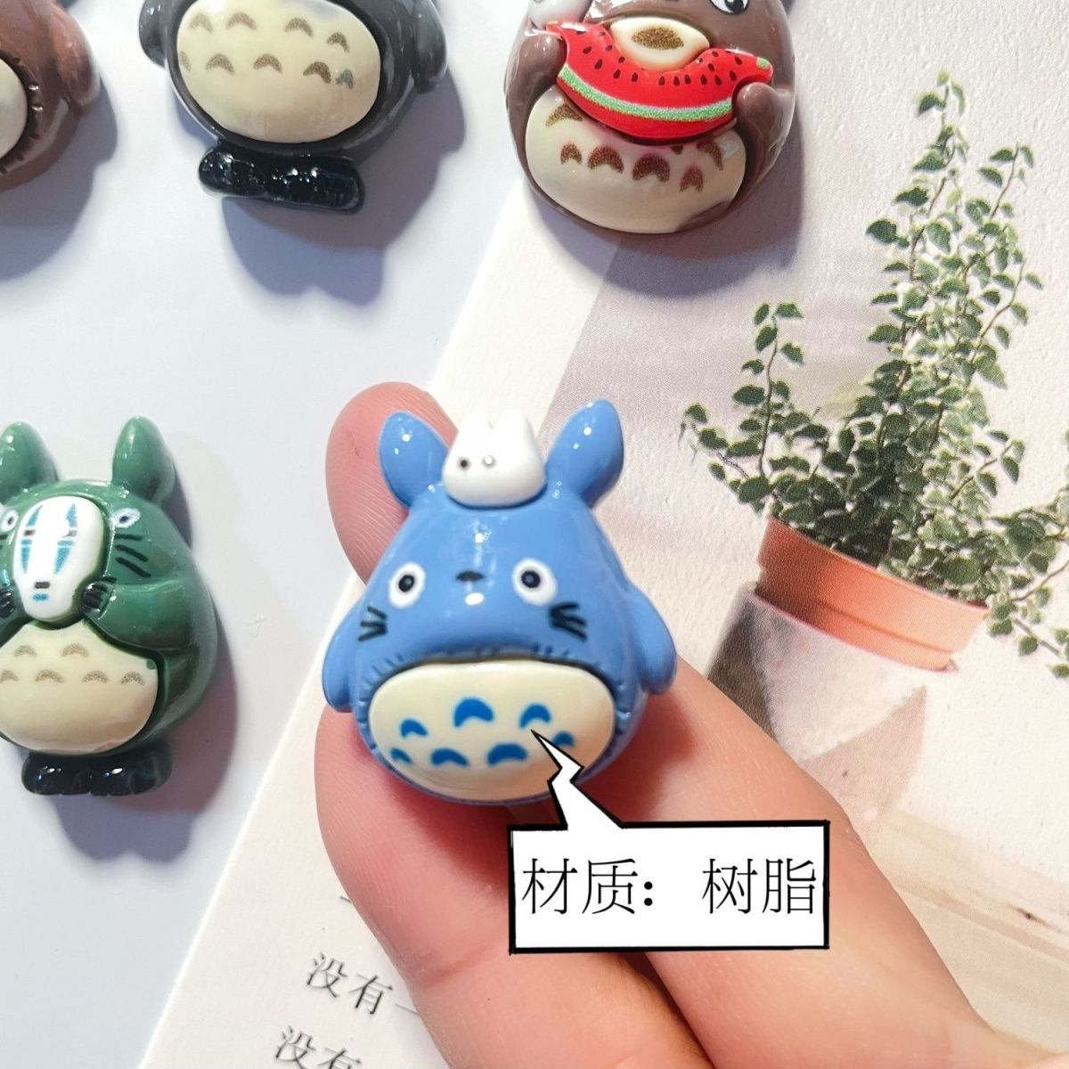 Totoro Anime Resin Fridge Magn - Resin Art Toys review and price