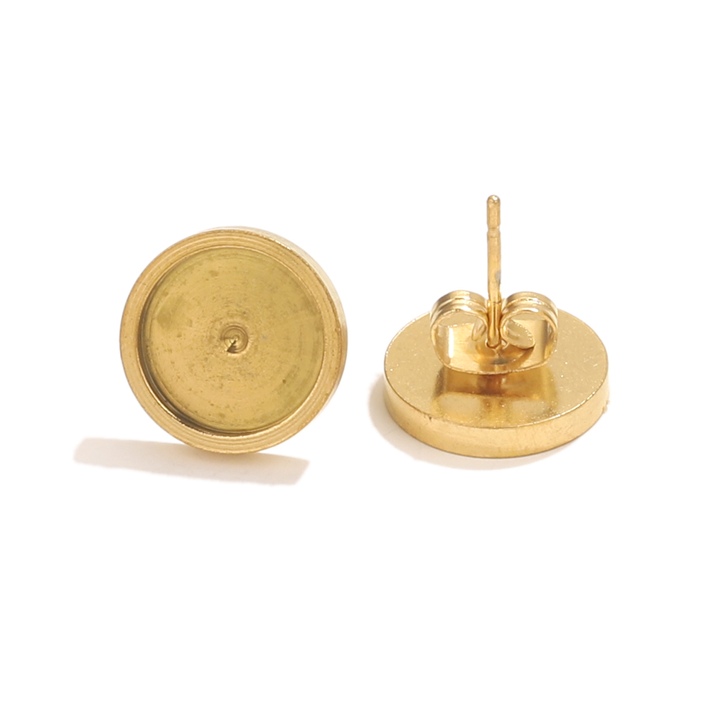 10pcs Stainless Steel Gold Ear - Resin Art Calligraphy review and price